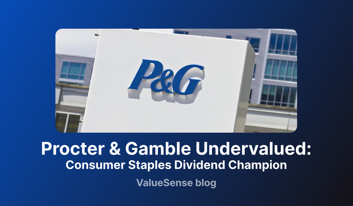 Procter & Gamble Undervalued