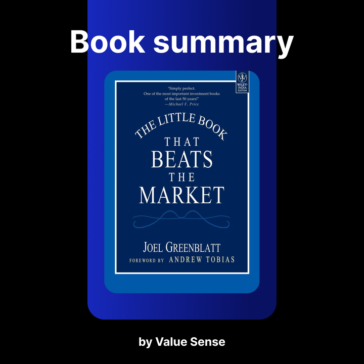 The Little Book That Beats the Market by Joel Greenblatt