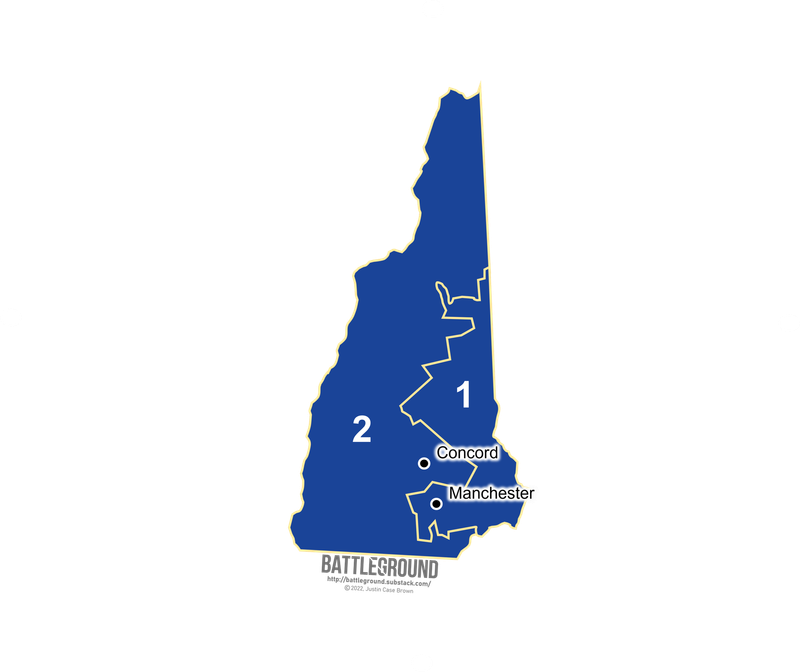 New Hampshire Congressional District Map