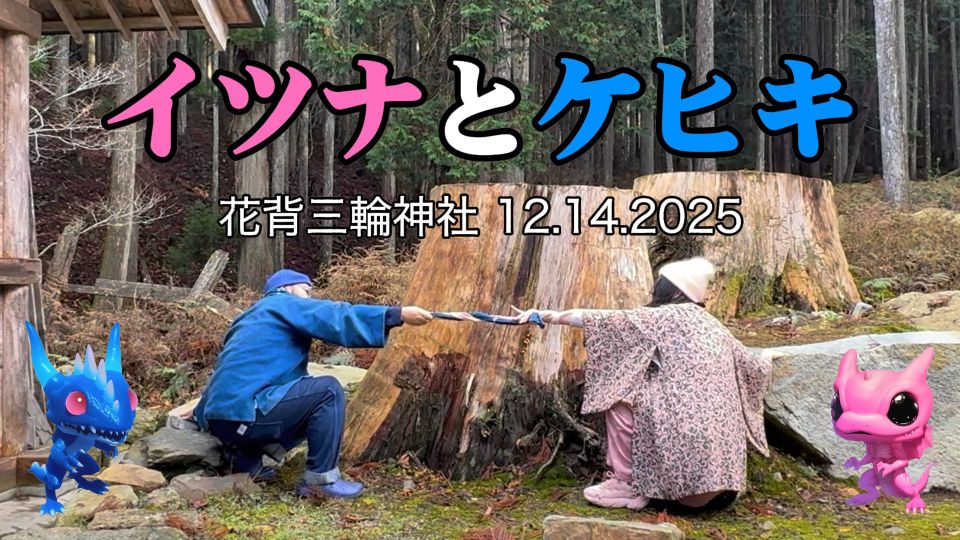 【ゲリラ奉納】『イツナとケヒキ』花背三輪神社 12.14.2025