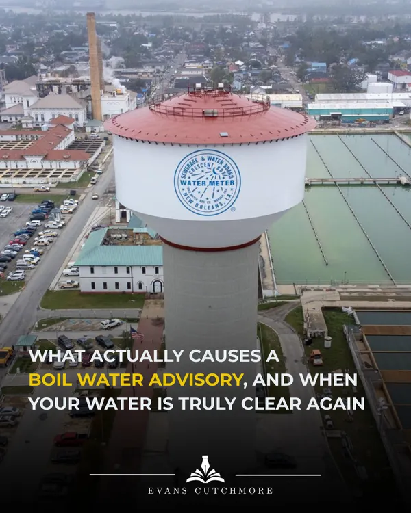 What Actually Causes a Boil Water Advisory, and When Your Water Is Truly Clear Again