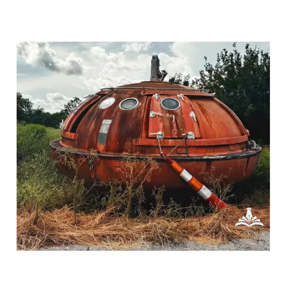 What Two Oil-Rig Survival Pods Reveal About a Disappearing Louisiana Island
