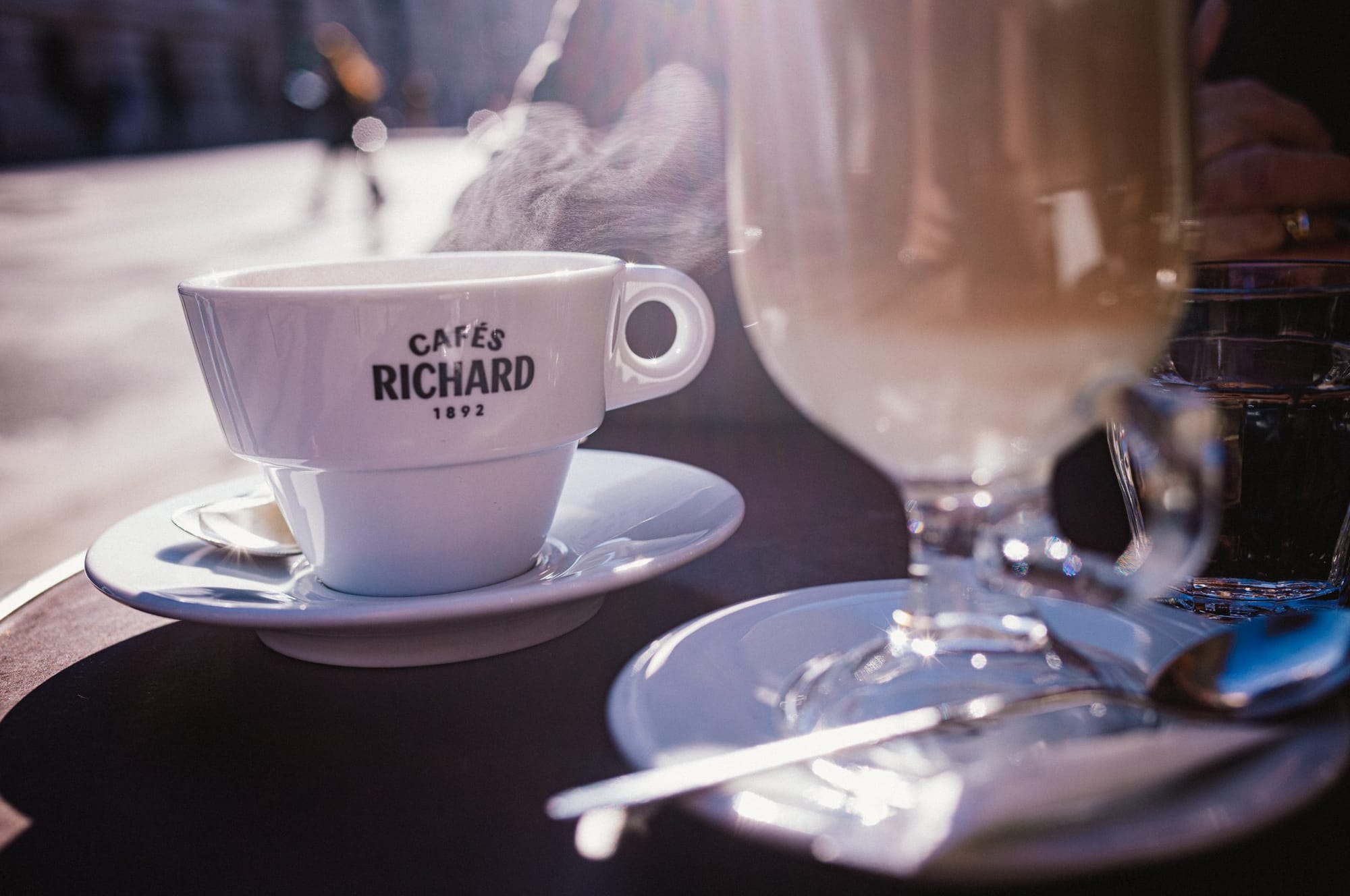 Coffee at a Paris café