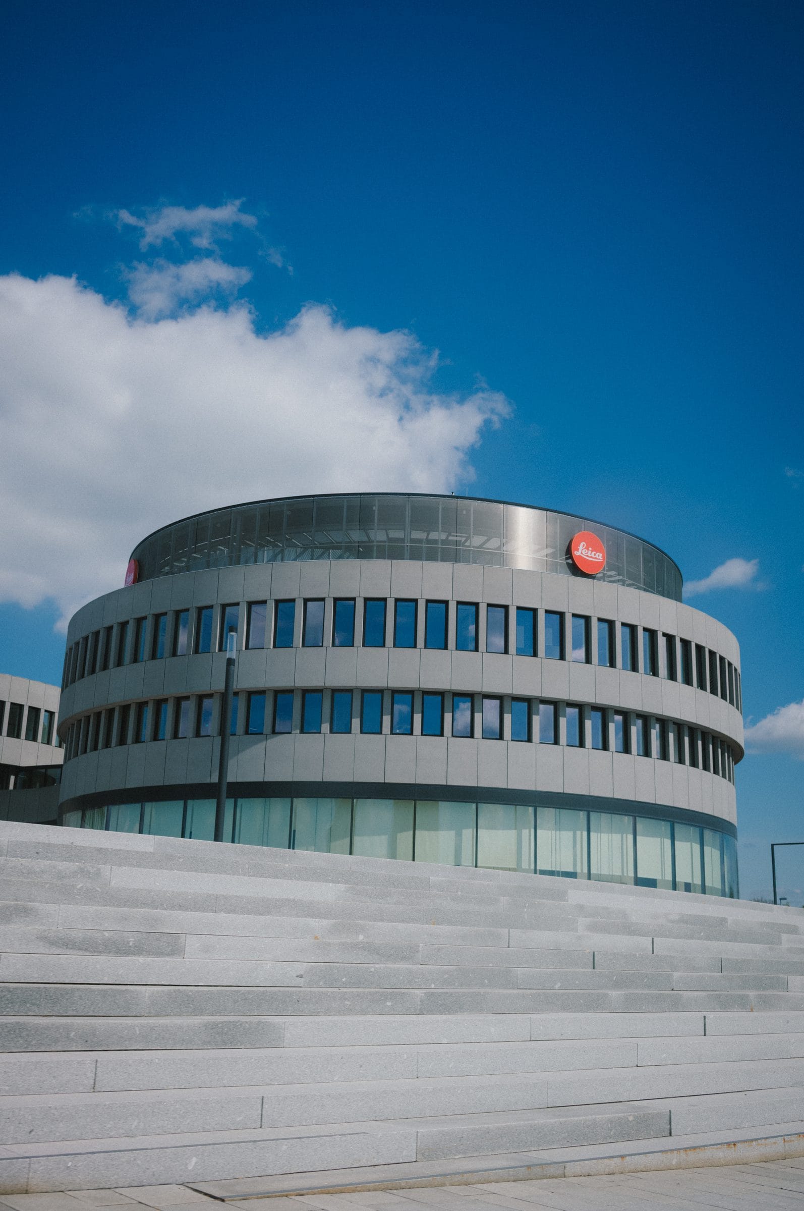 The round building of Leica headquarters