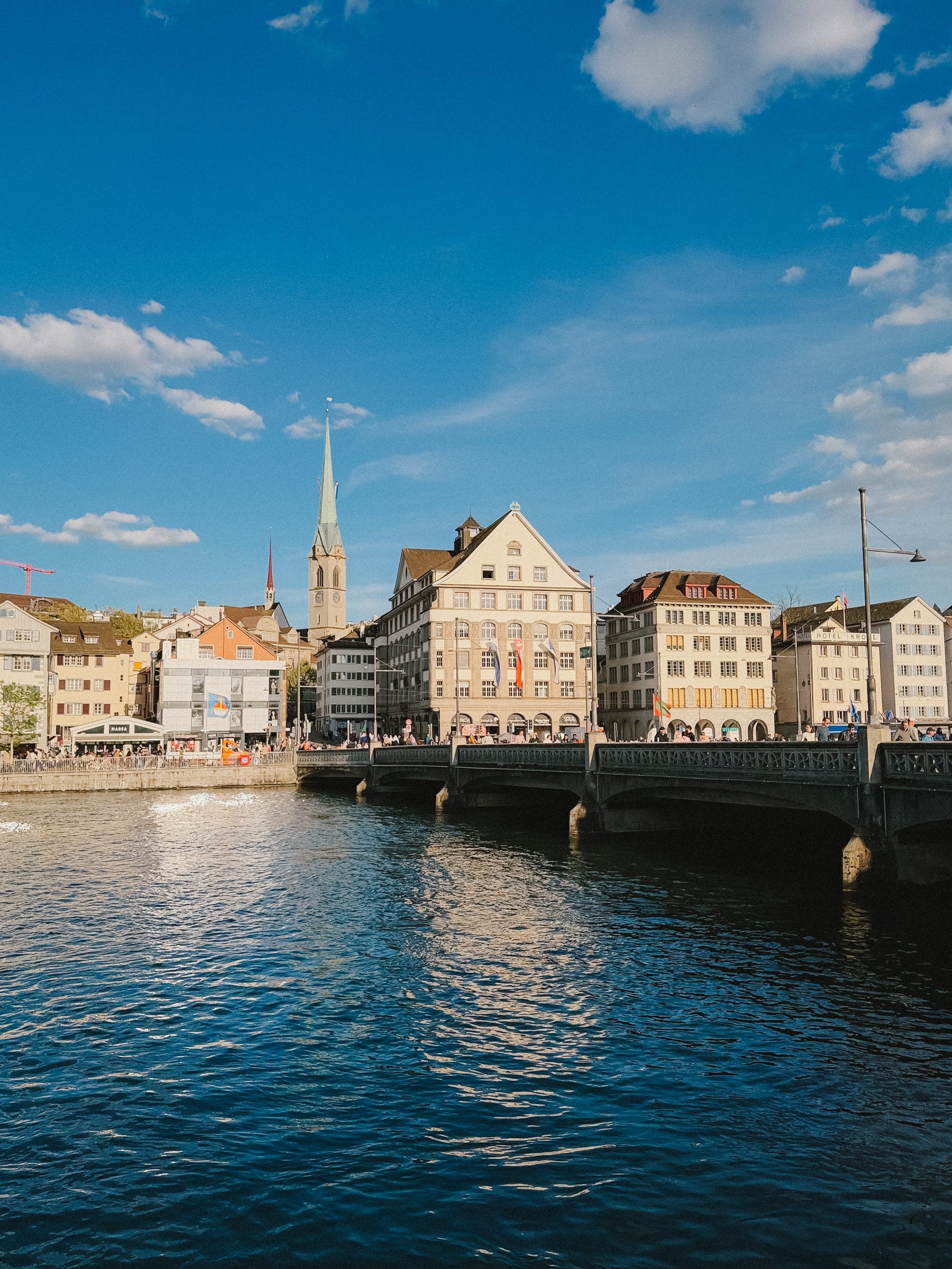 The Limmat and the Fraumünster