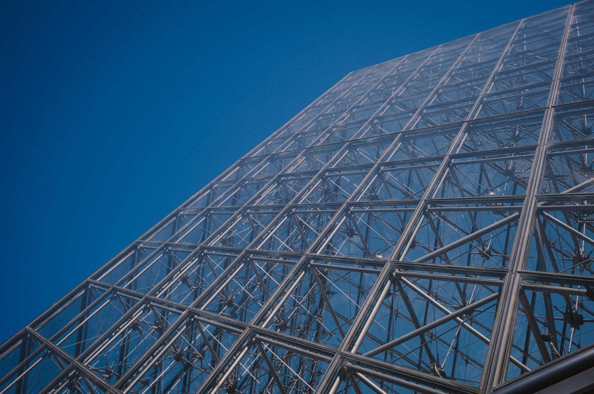 The pyramid, from below.