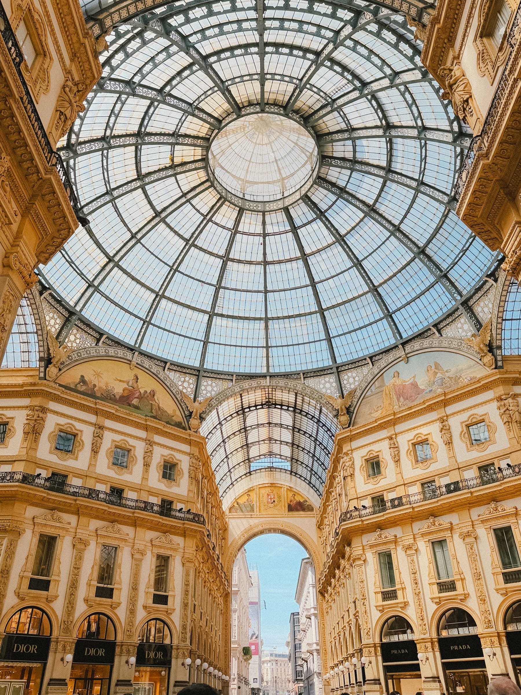 The dome of the Galleria Vittorio Emanuele II