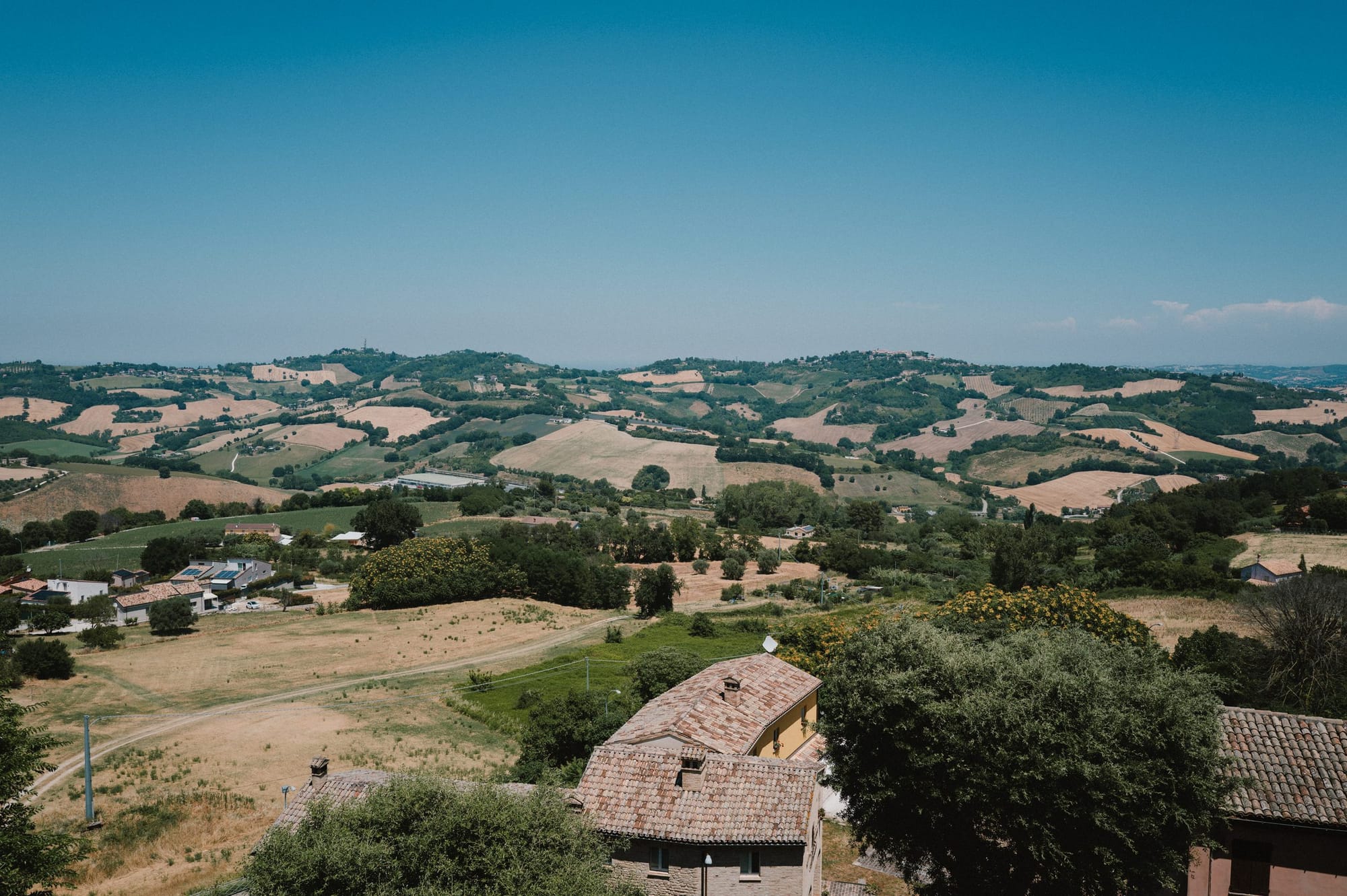 The hills from a hill town