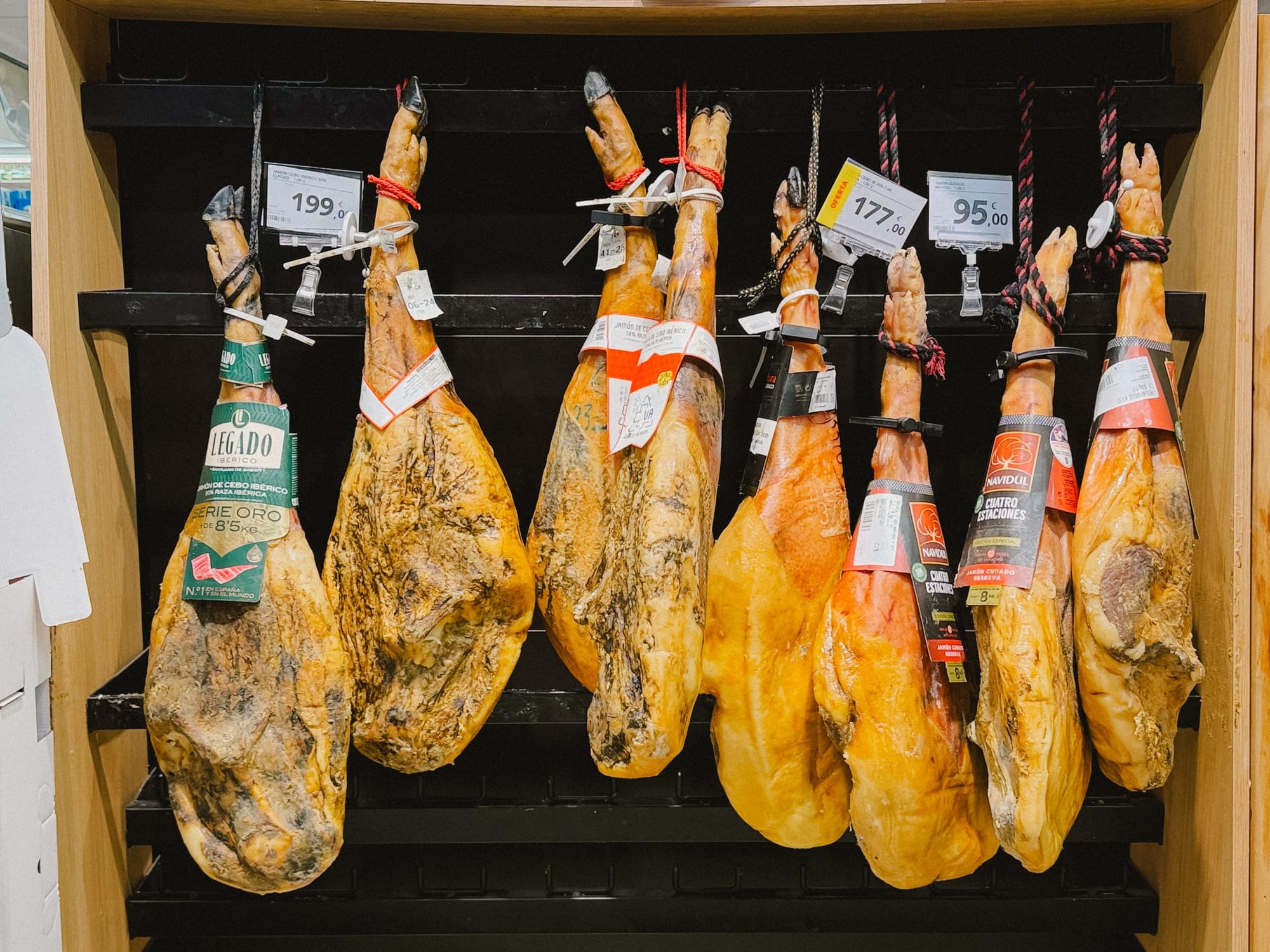 Hams hanging in Mallorca