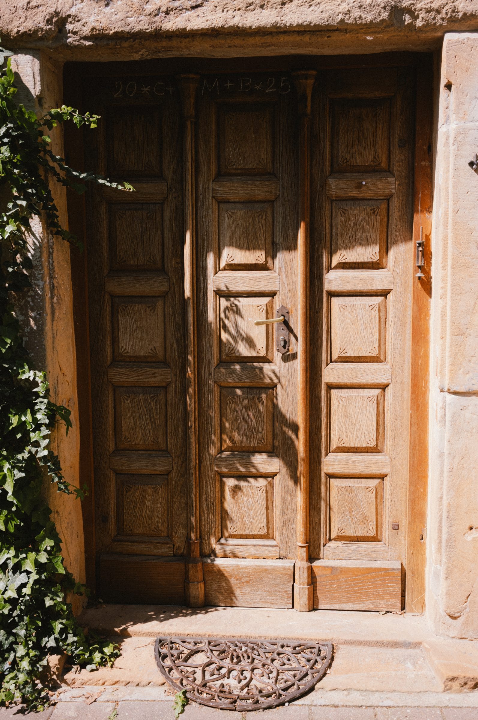 An old wooden door