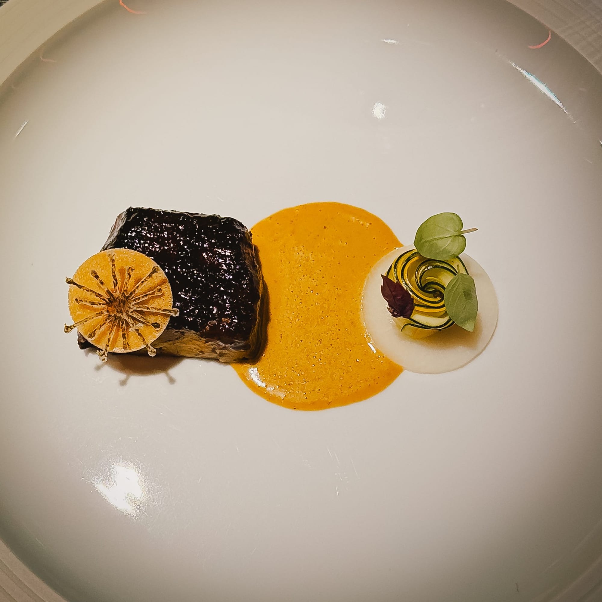 A plated course