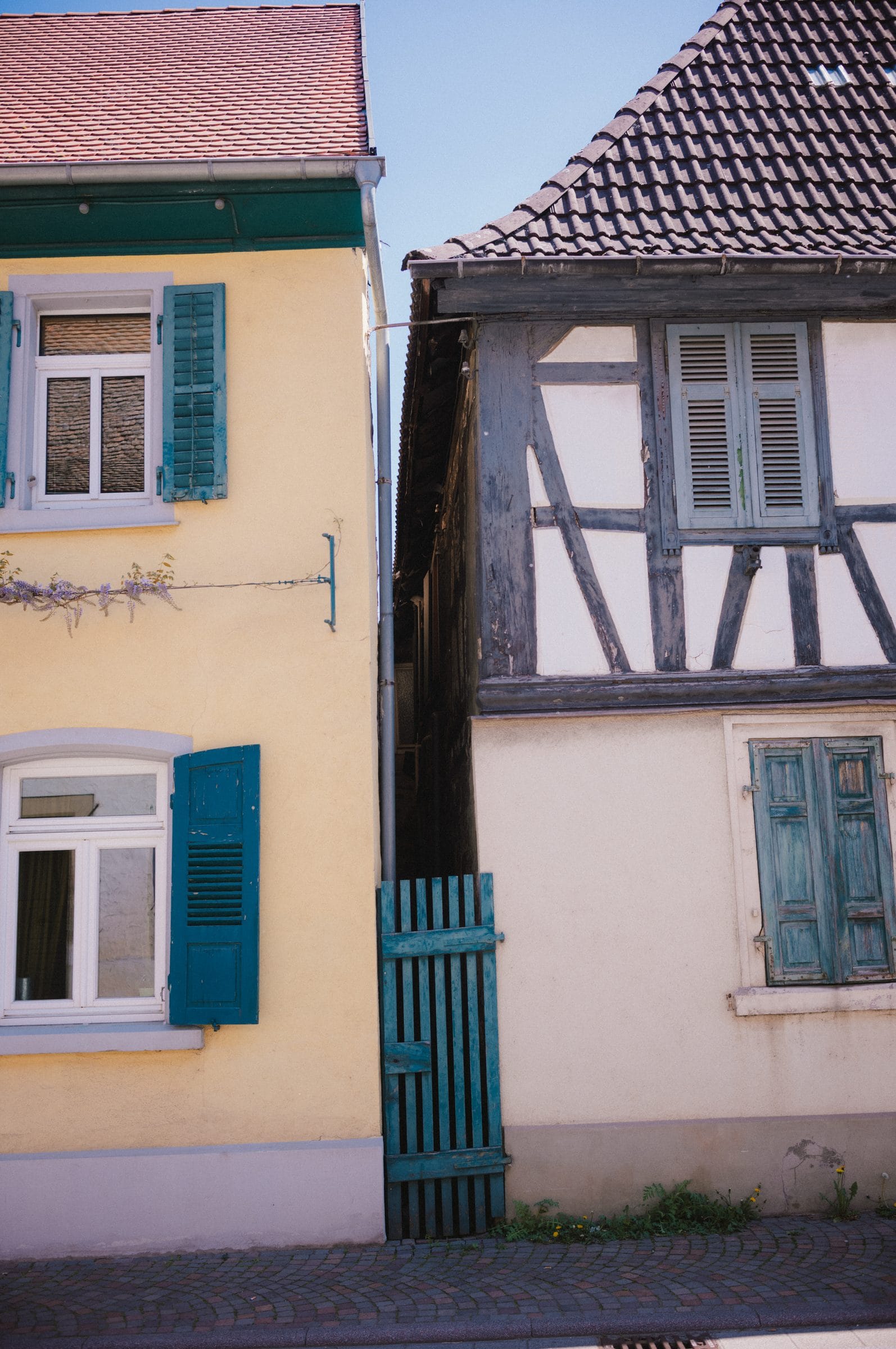 Houses with shutters