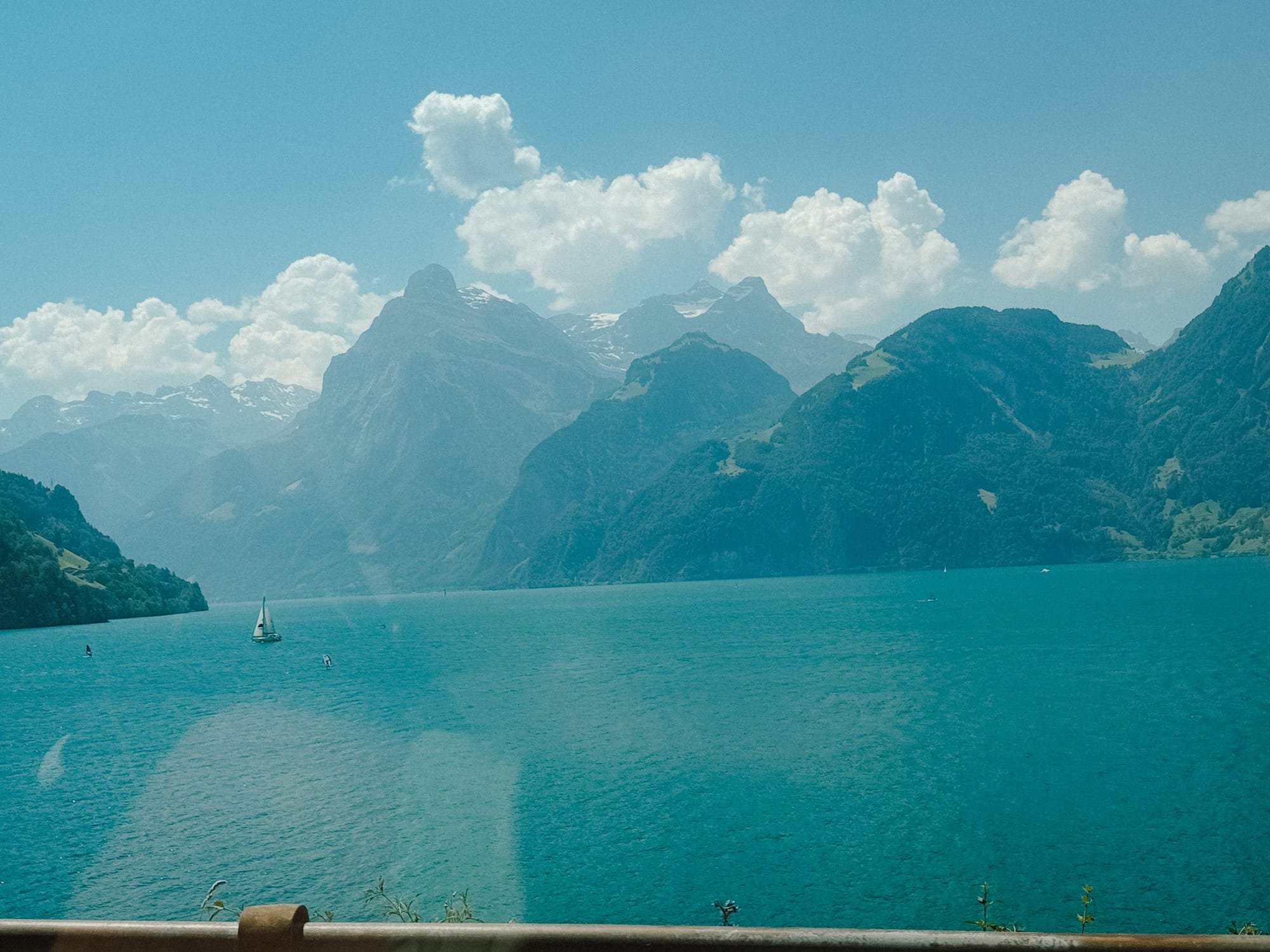 A mountain lake