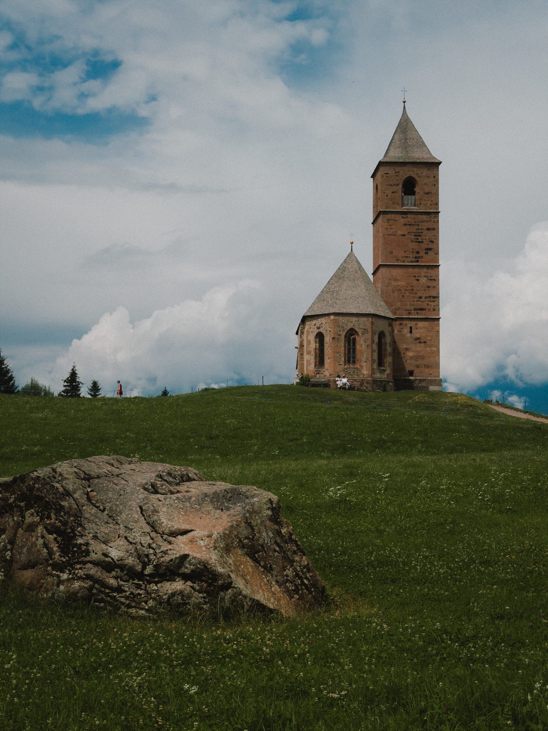 A church on a hill