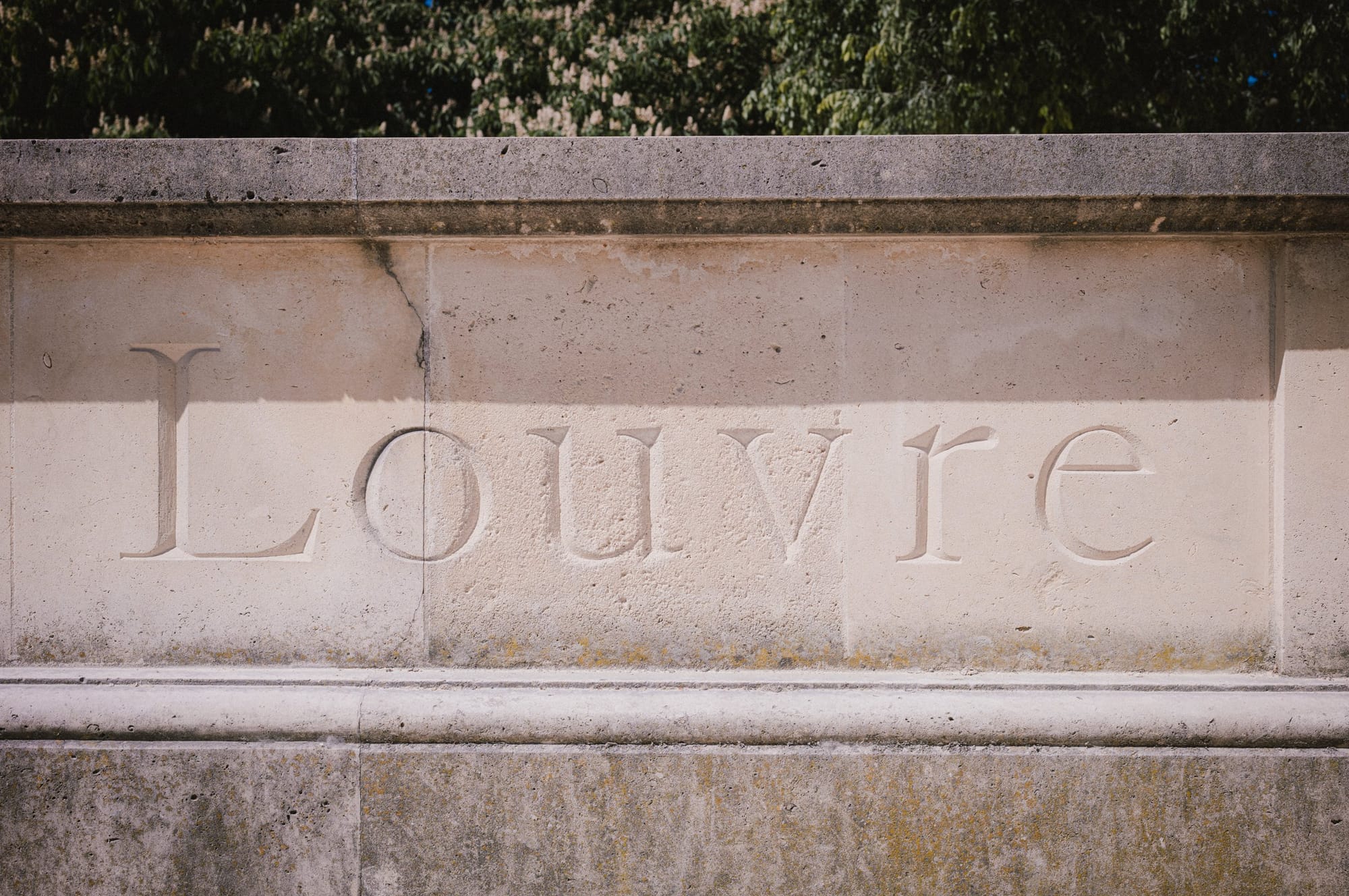 Carved in stone.