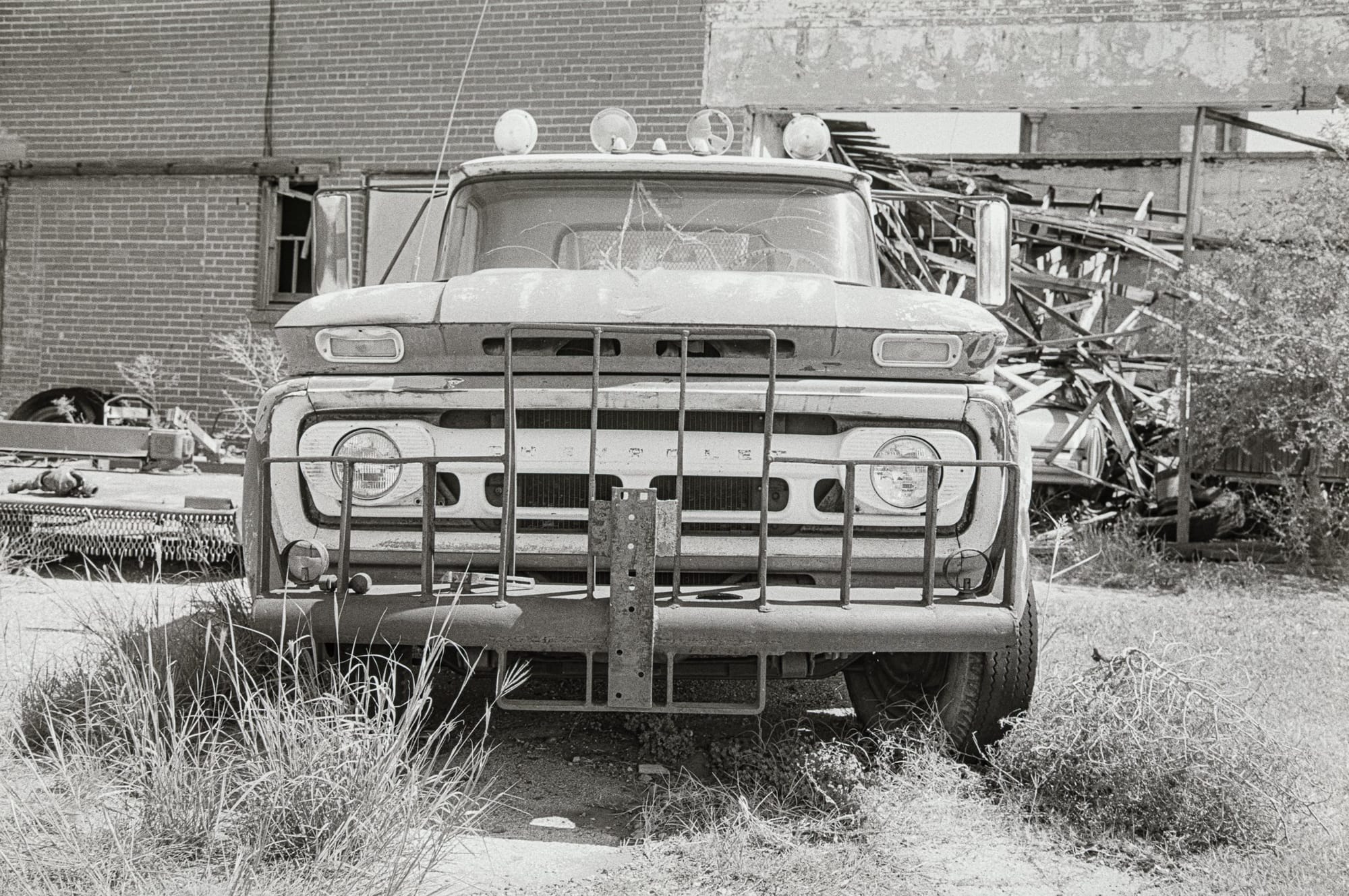 A truck that has stopped for good.