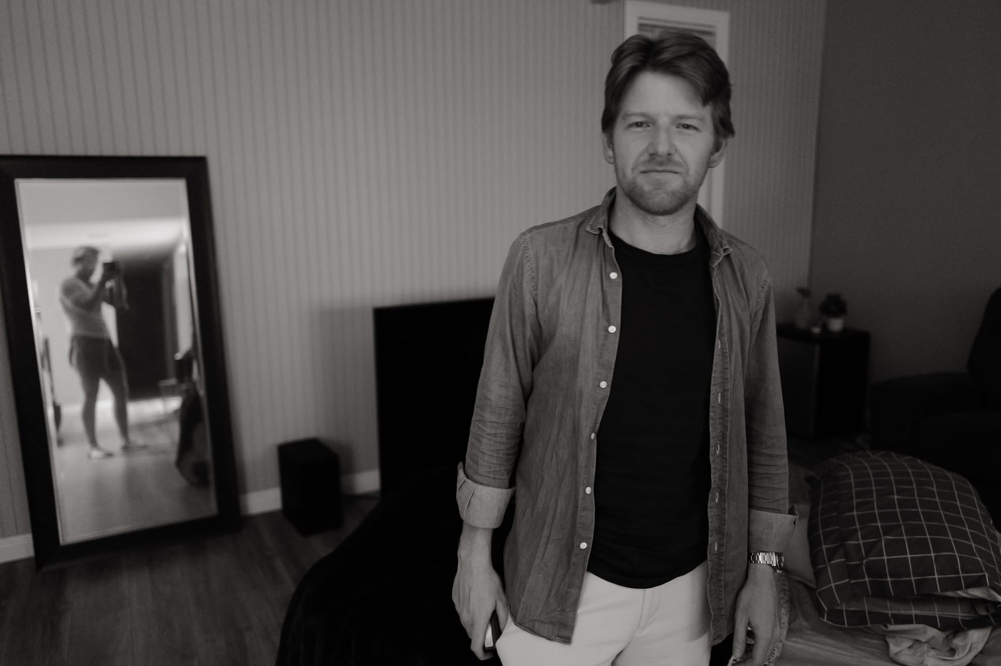 Luke, at home.