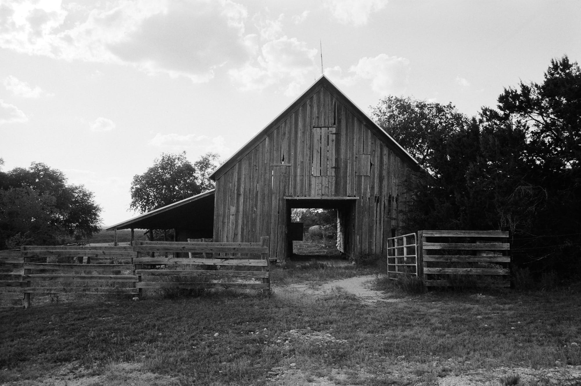 The barn.