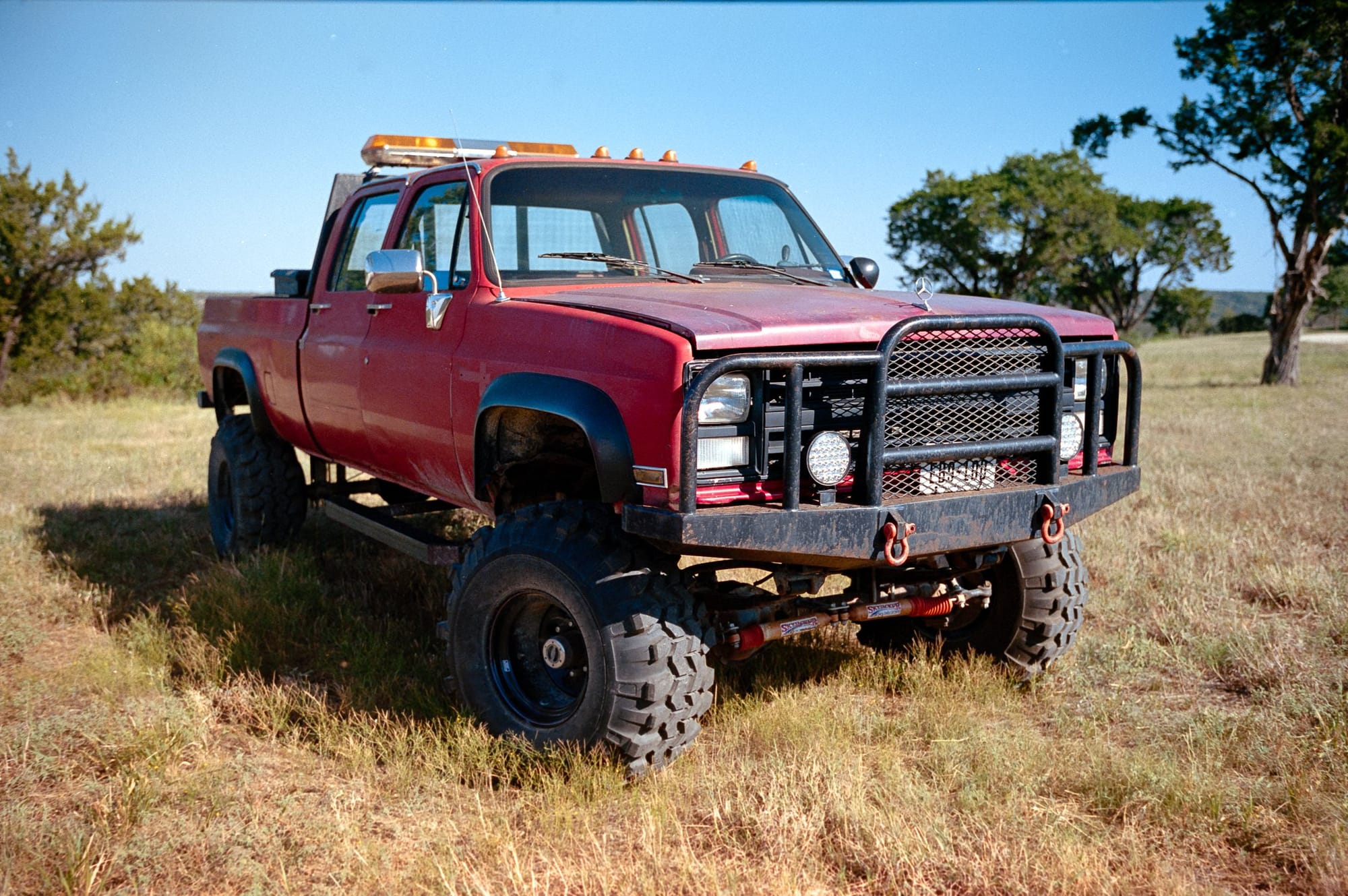 The red truck.