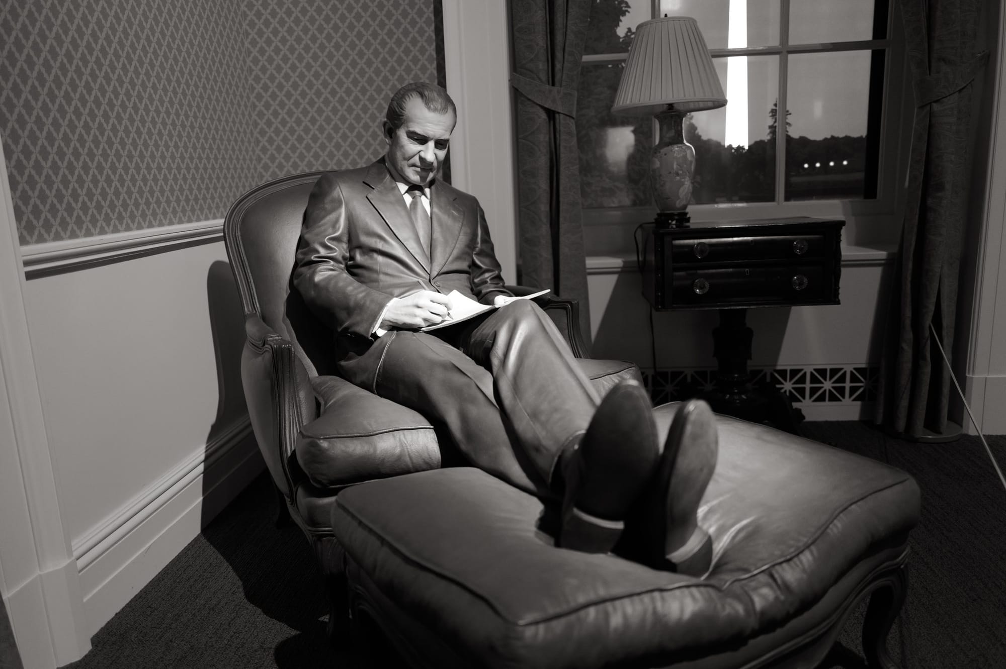 A figure in the study.