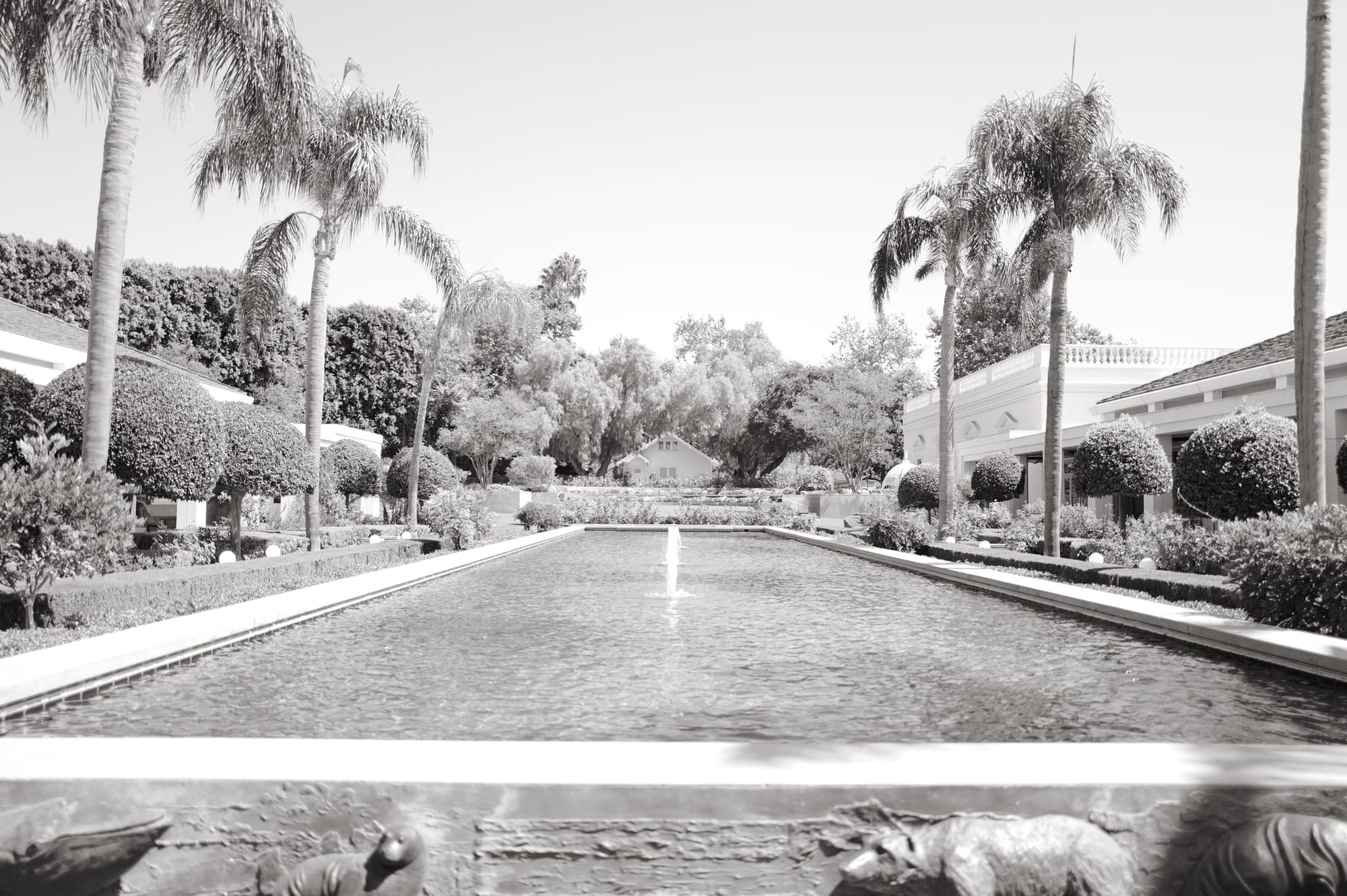 The reflecting pool.