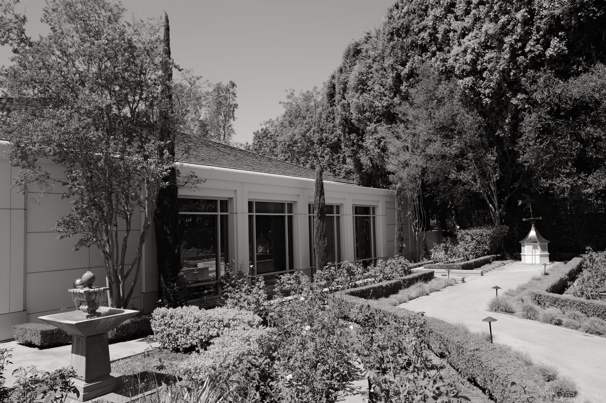 The gardens.