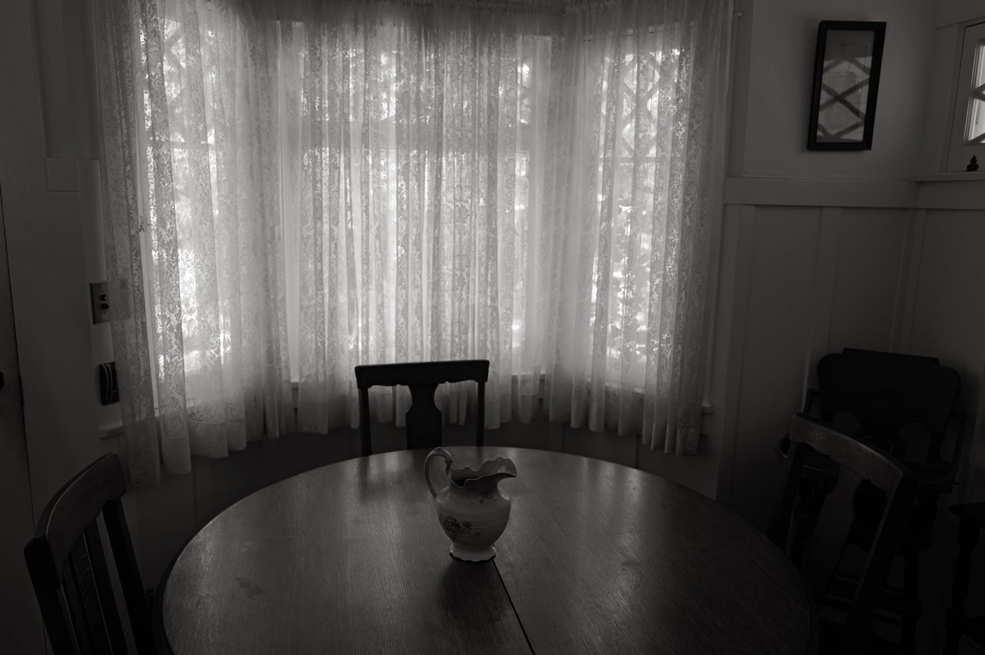 The dining room.