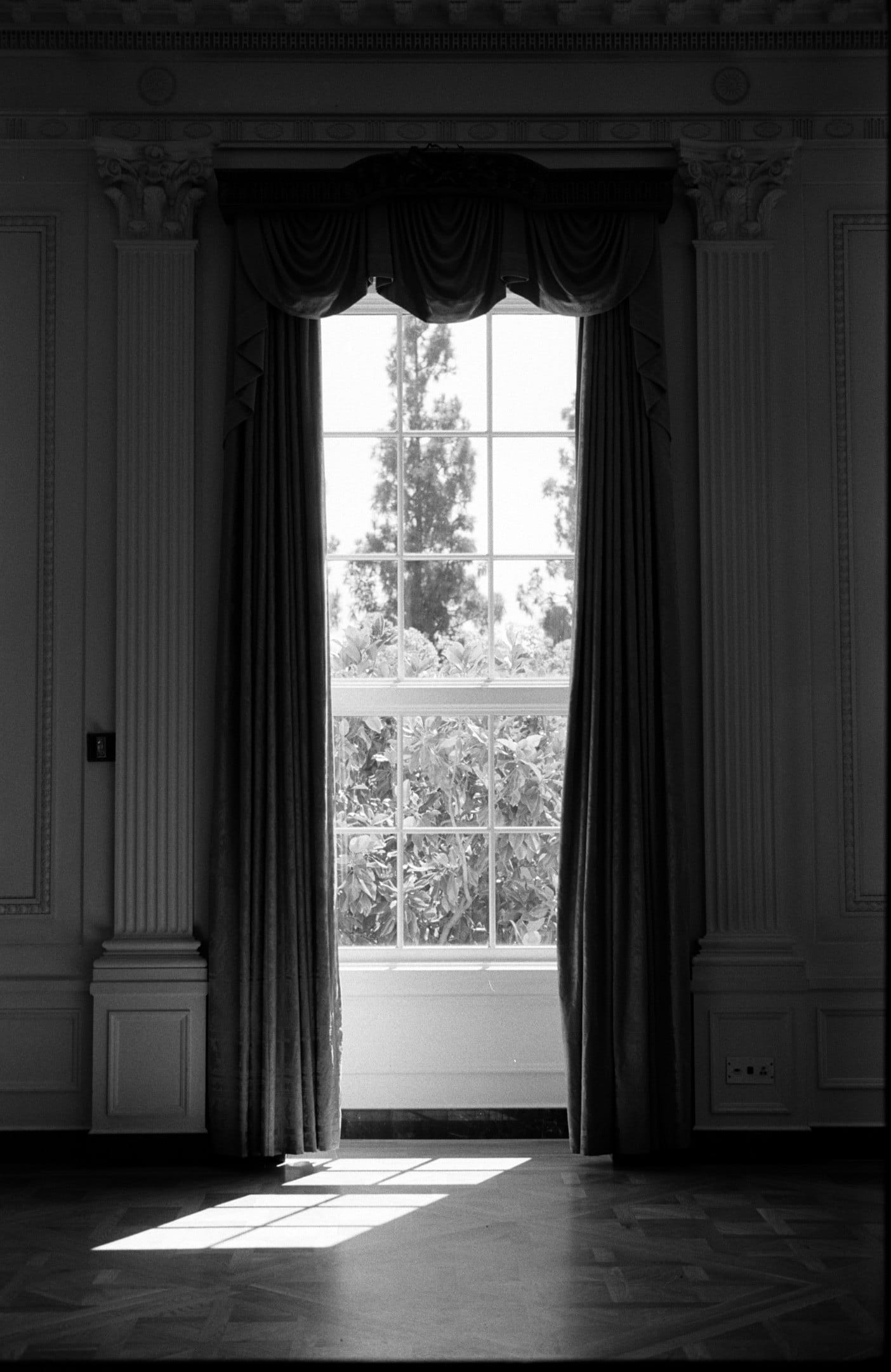 On film: the window.