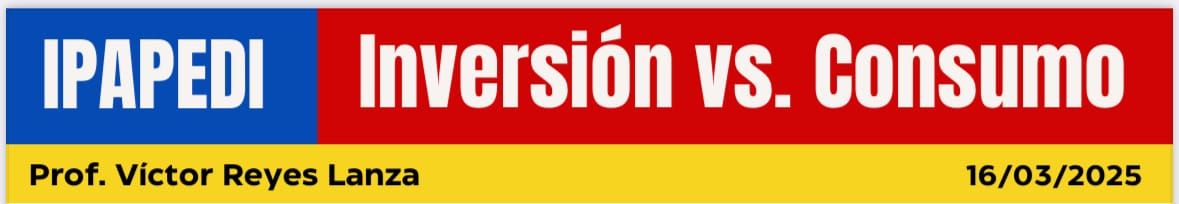 Inversión VS Consumo