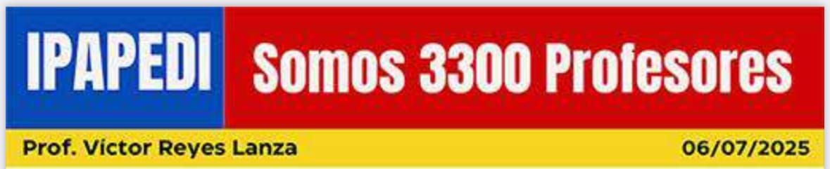 Somos 3300 Profesores