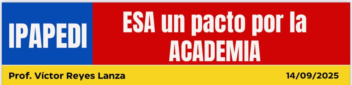 ESA Un pacto por la Academia