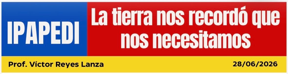 La tierra nos recordó que nos necesitamos