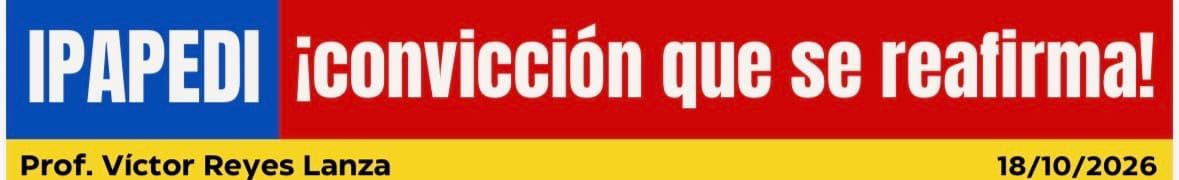 ¡Convicción que se reafirma!