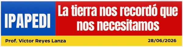 La tierra nos recordó que nos necesitamos