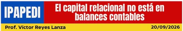 El capital relacional no está en balances contables.