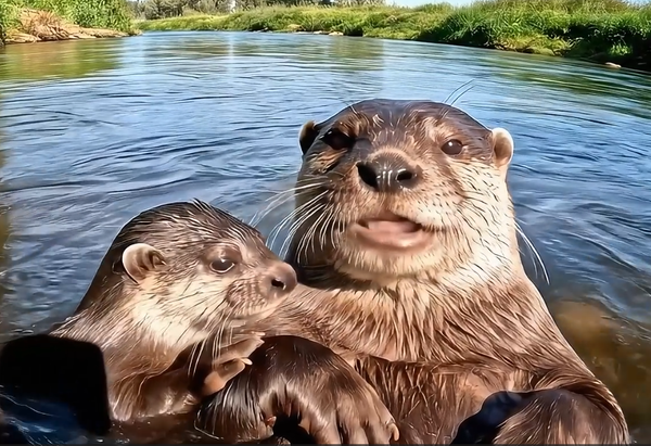 These Talking Otters Are Worried About AI Taking Their Jobs, and It's Otterly Relatable