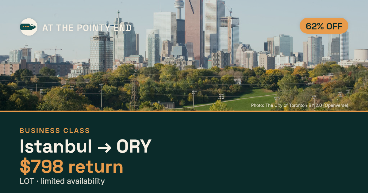 Business return to ORY from US$798 — ~62% off. Limited availability.