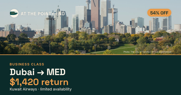 Business return to MED from US$1,420 — ~54% off. Limited availability.