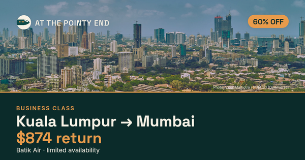 Business return to Mumbai from US$874 — ~60% off. Limited availability.