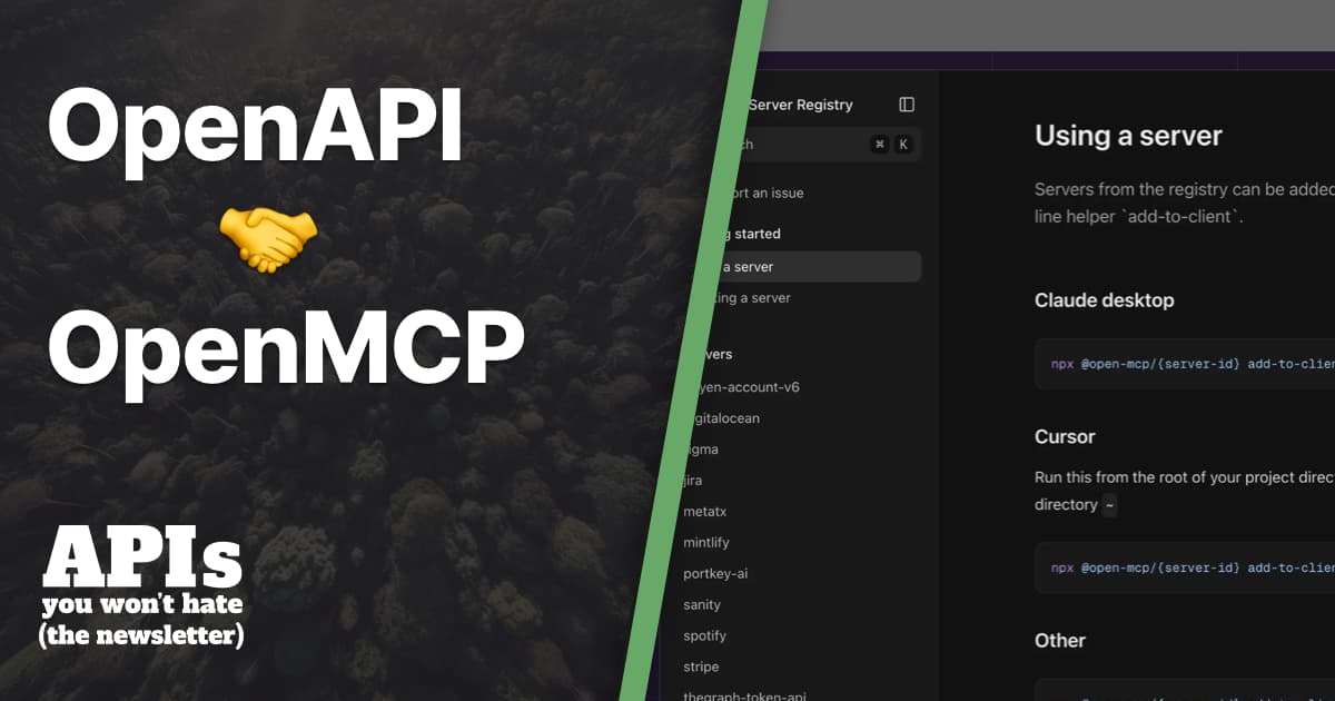 APISオーダー OpenAPI 🤝 OpenMCP