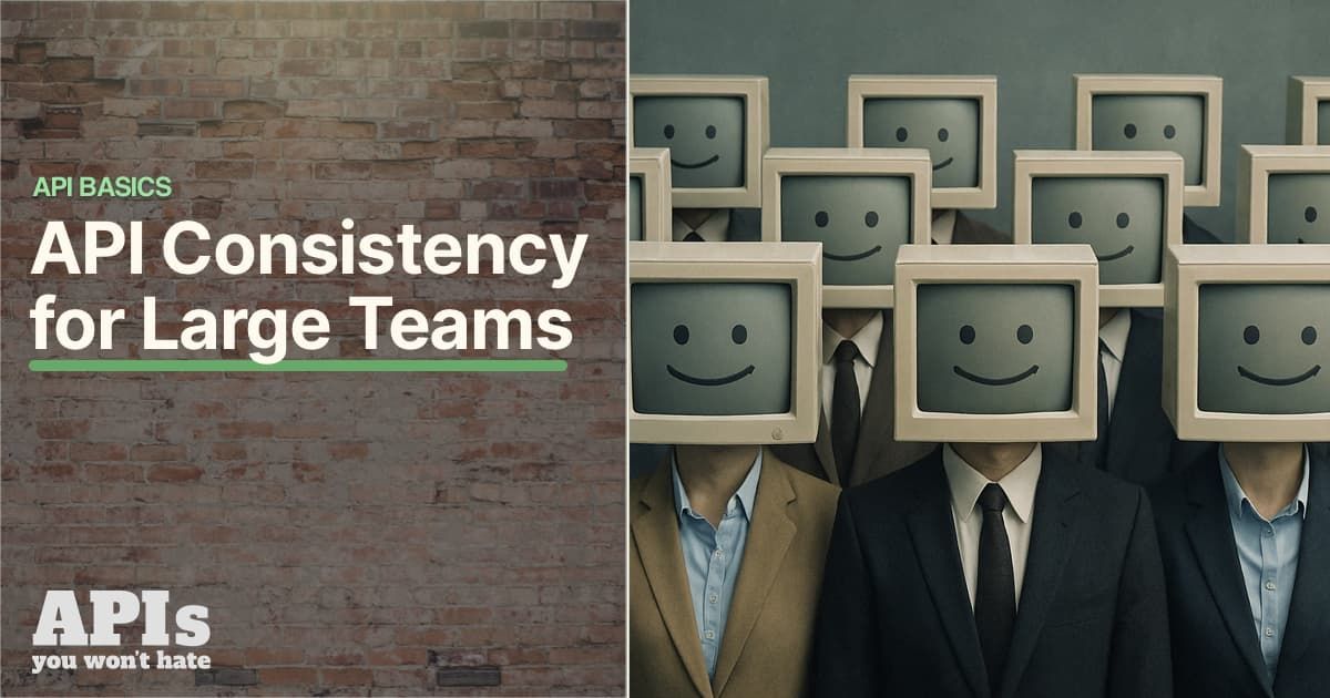 Enforcing API consistency with a large team