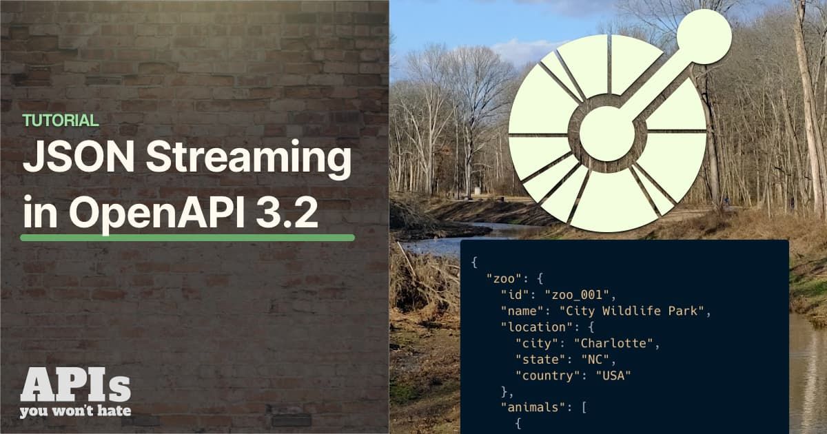 JSON Streaming in OpenAPI v3.2