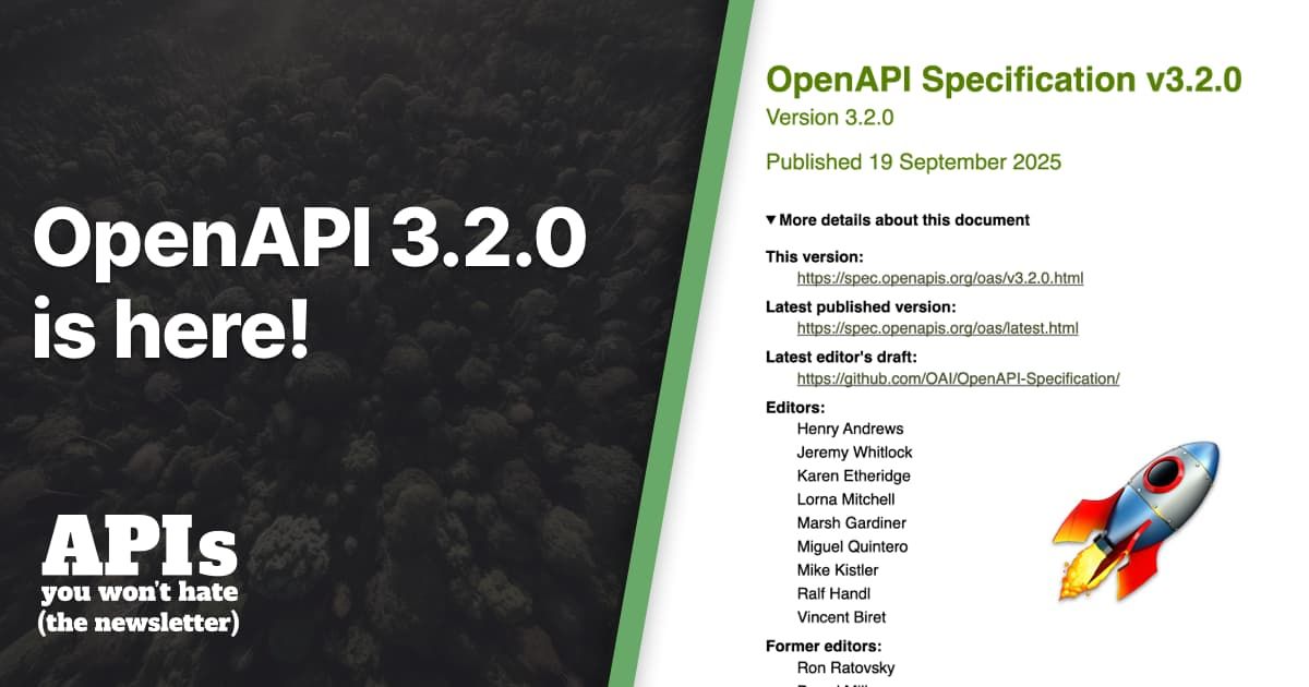 OpenAPI 3.2... Finally!