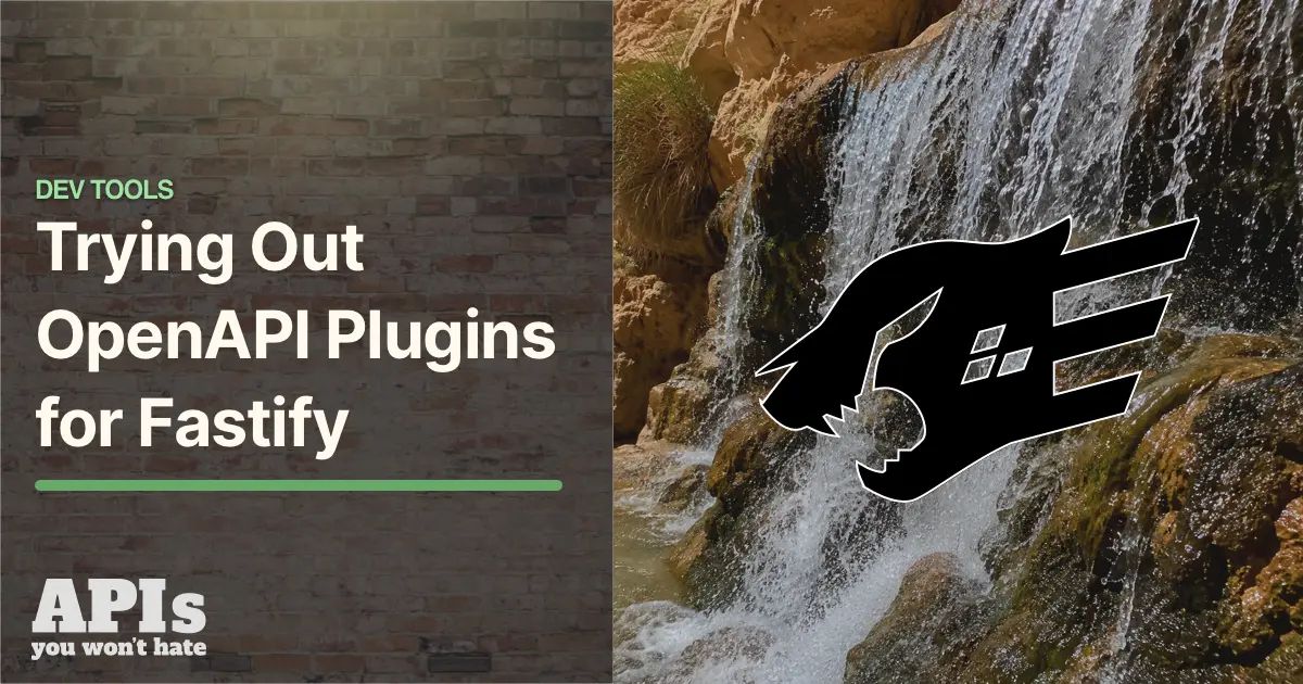 Which of Fastify's many OpenAPI plugins are the best?