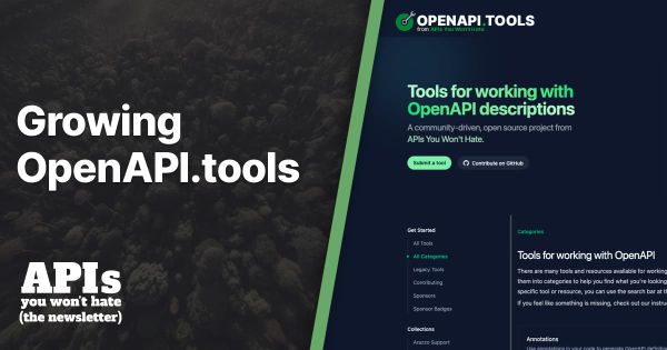 OpenAPI.tools is Growing