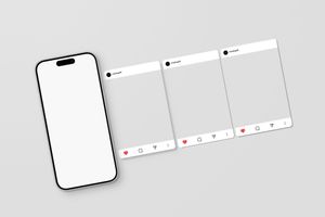 Aesthetic Instagram Story and Feed Mockup
