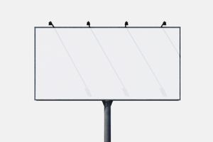 Outdoor Billboard Advertising Mockup