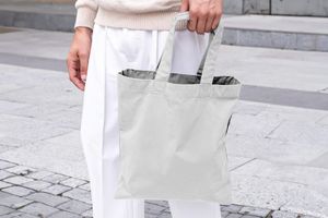 Tote Bag Mockup Lifestyle Street Style