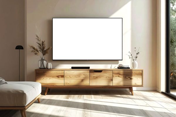 Interior Screen Device Display Mockup Scene