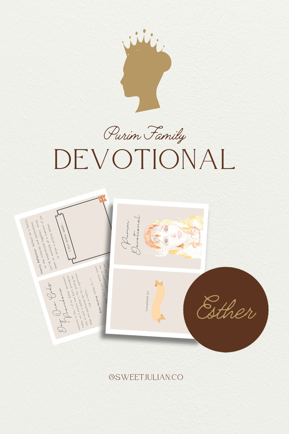 FREE Purim Family Devotional 👸🏽